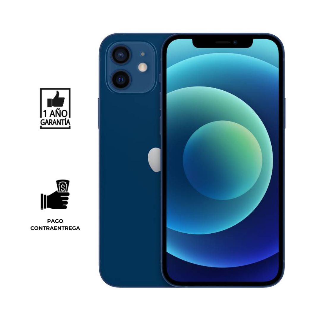 iPhone 12 Mini 128 Gb I Reacondicionado Grado A I color: Azul