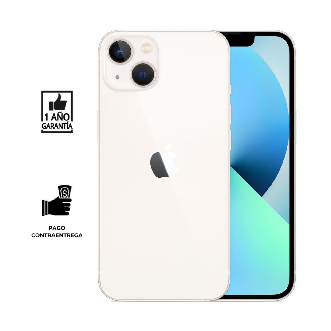 iPhone 13 128 Gb I Reacondicionado Grado B I color: Blanco