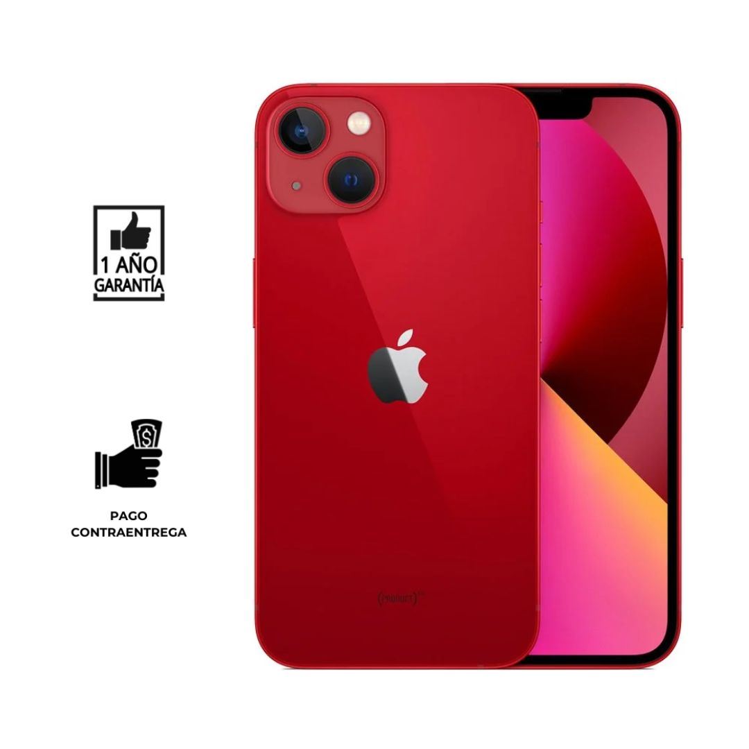 REACONDICIONADO iPhone 13  128gb I Grado B I color Rojo
