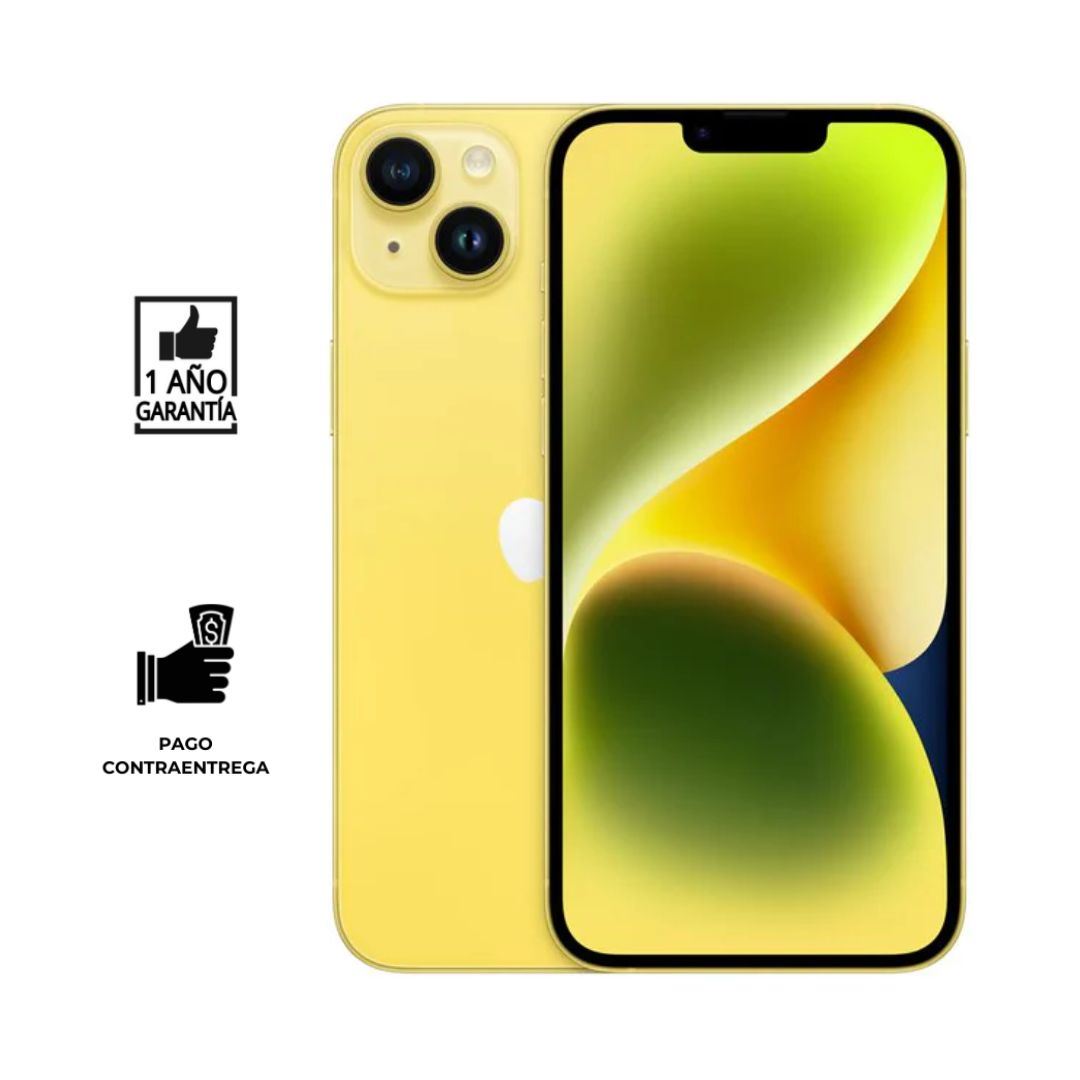 iPhone 14 Plus 128 Gb I Reacondicionado Grado A I color: Amarillo