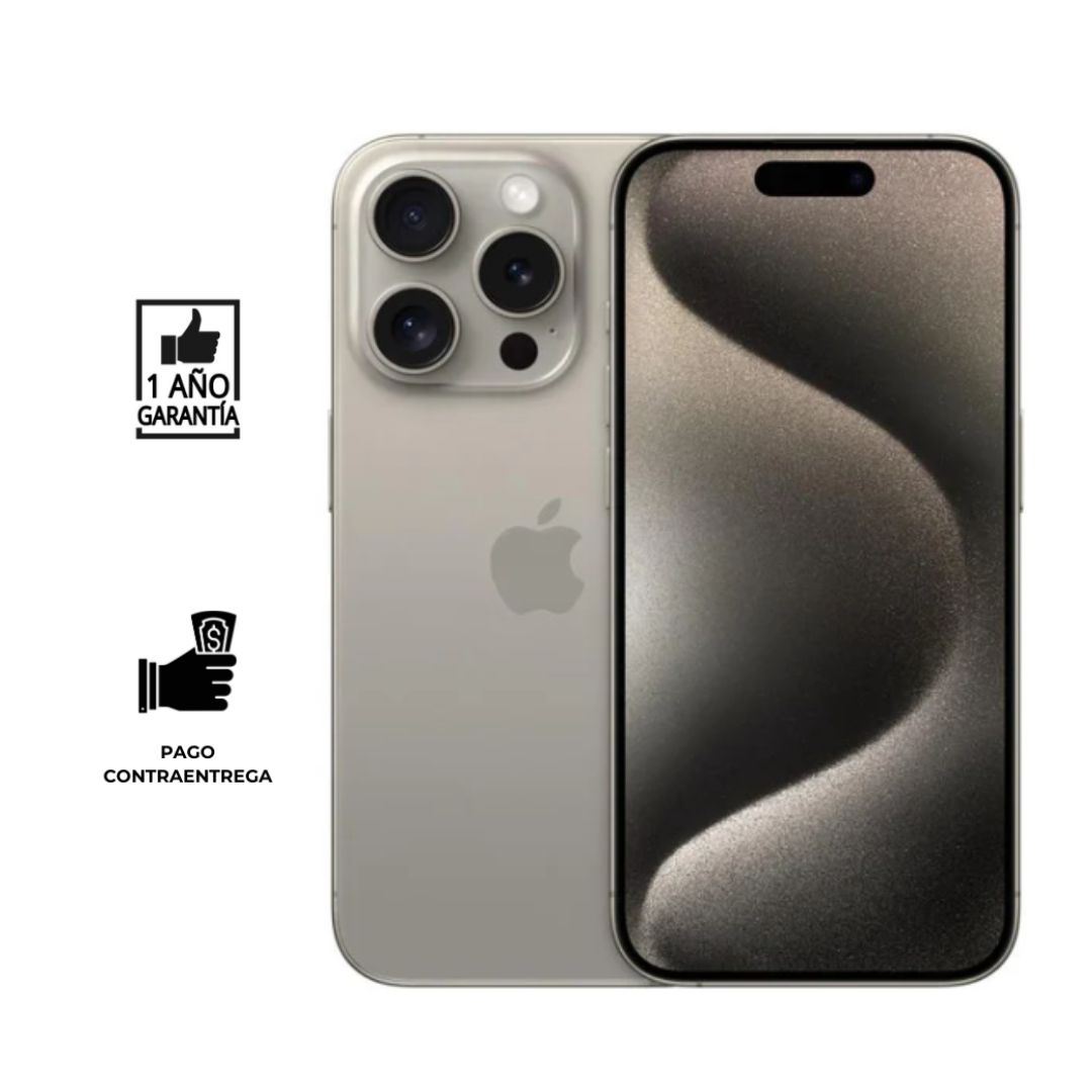iPhone 15 Pro Max 256 Gb I Reacondicionado Grado A I color: Titanio Natural