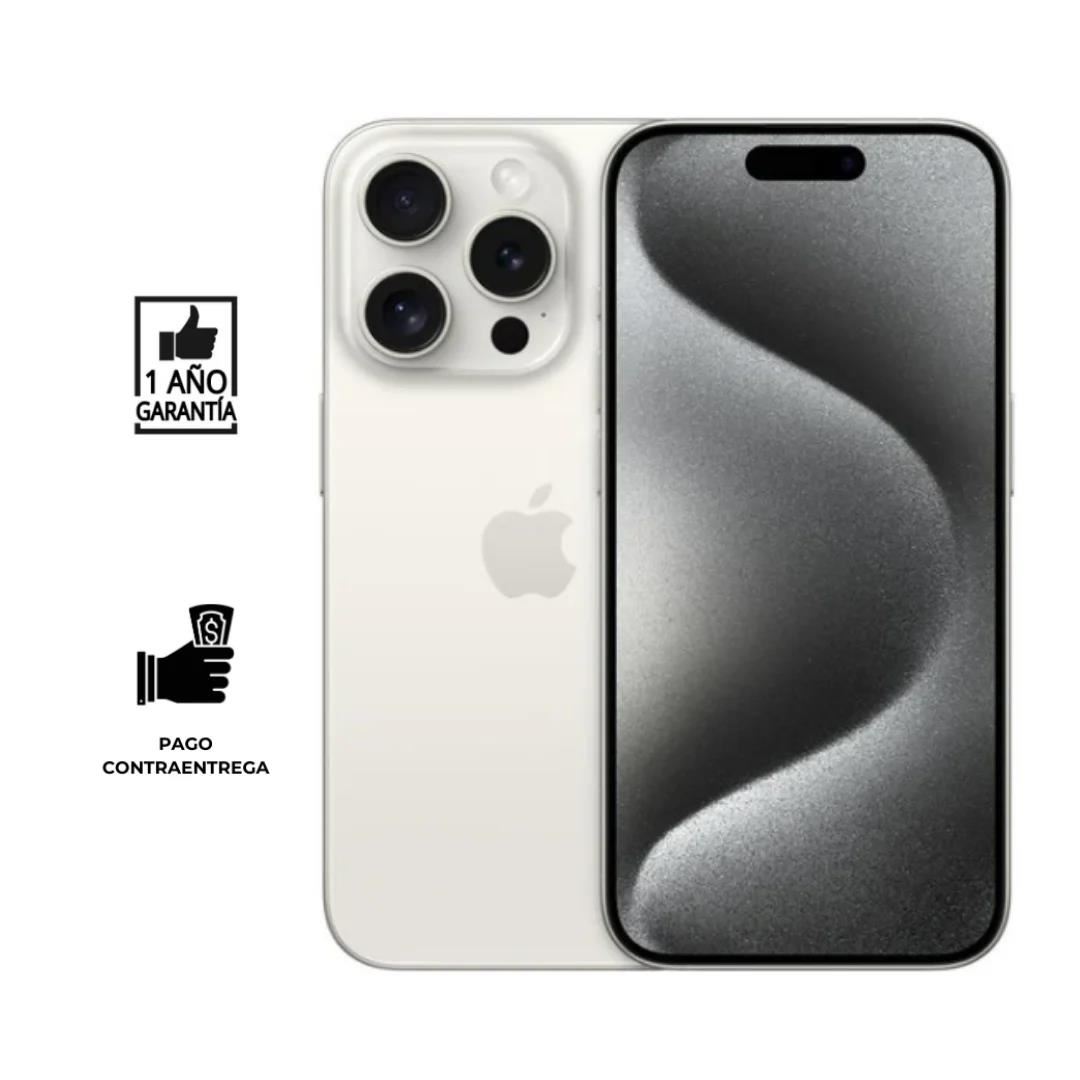 REACONDICIONADO iPhone 15 Pro 128gb I Grado A I color Blanco