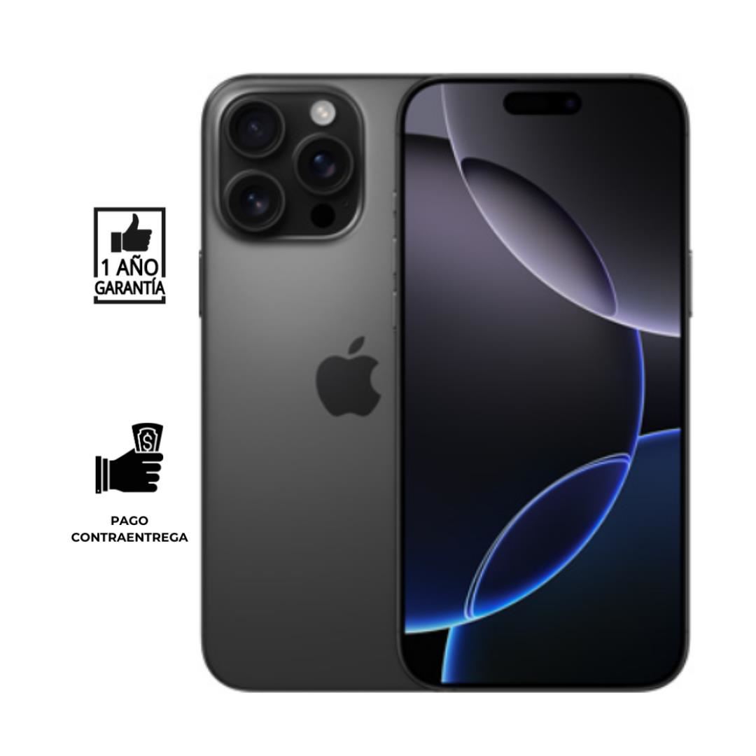 REACONDICIONADO iPhone 16 Pro Max 256gb I Grado A I color Negro
