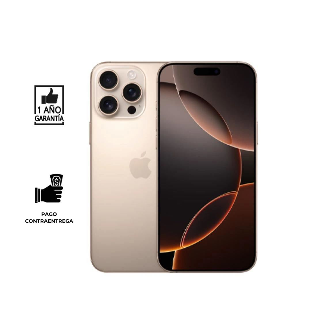 REACONDICIONADO iPhone 16 Pro 128gb I Grado B I color Desierto Titanio