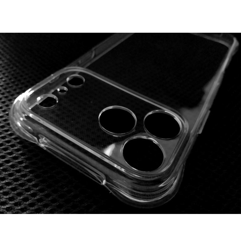 CASE FUNDA PARA IPHONE 17 PRO MAX - ANTISHOCK TRANSPARENTE