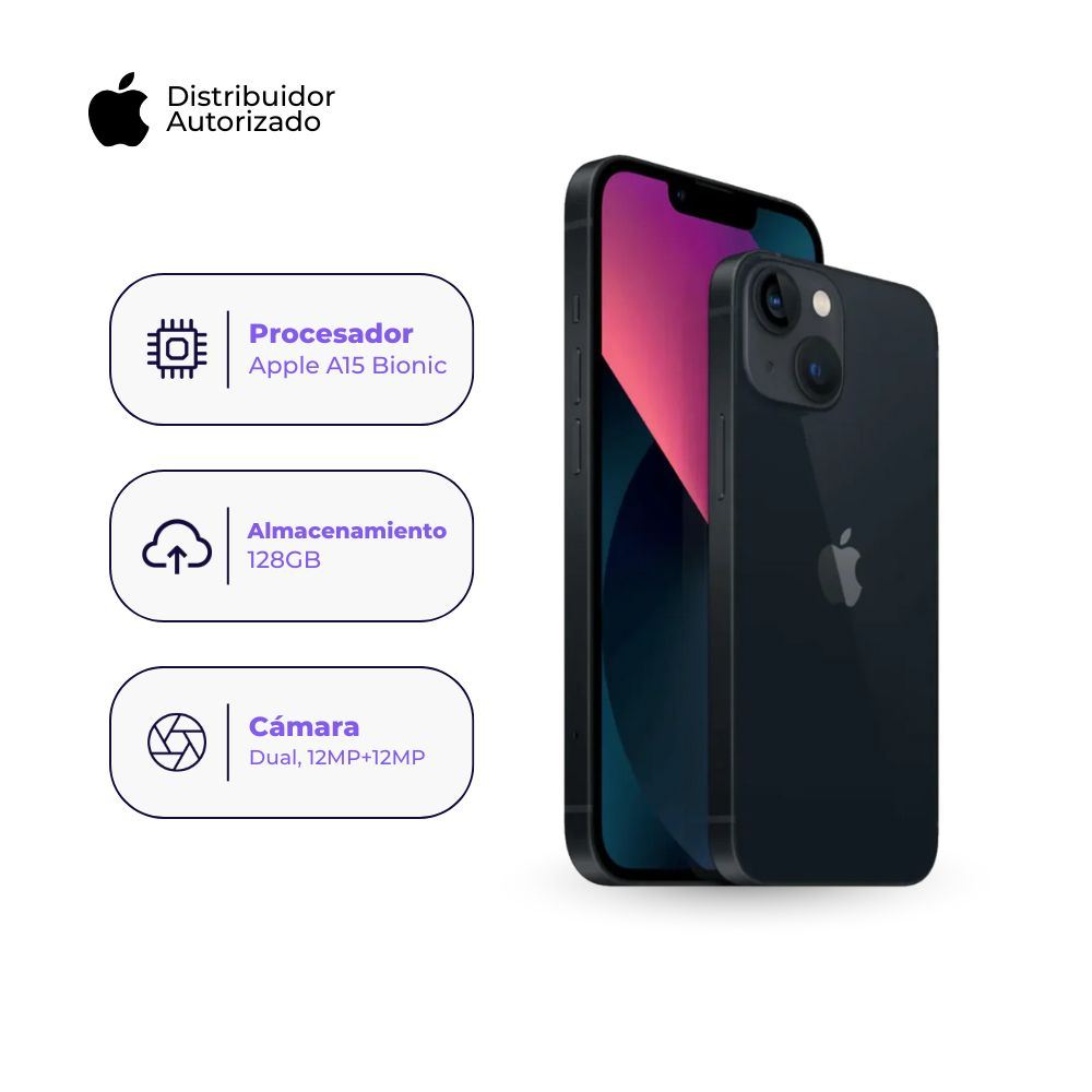 Apple Iphone 13 128Gb Color Negro