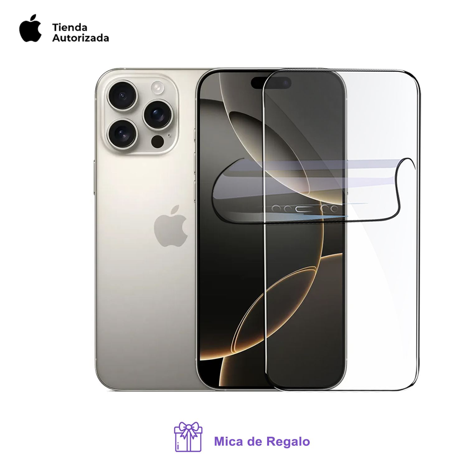 Apple Iphone 16 Pro 128Gb Esim Natural Titanium + Mica Hidrogel