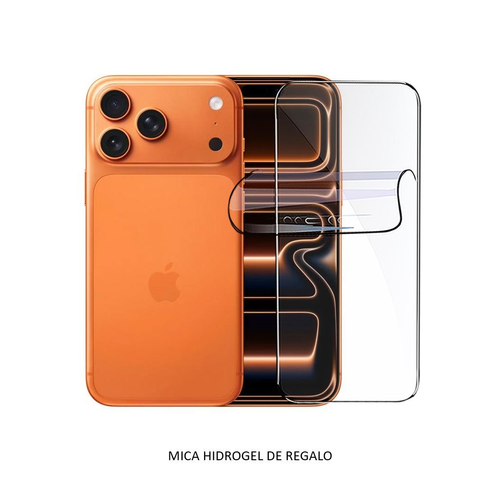 iPhone 17 Pro Max 256Gb Apple Intelligence eSIM Cosmic Orange + Mica Hidrogel - REGISTRADO
