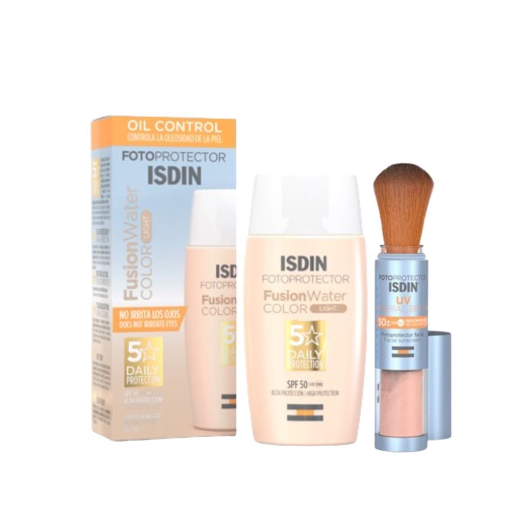 Pack Fotoprotección Fusion Water Light + Sun Brush