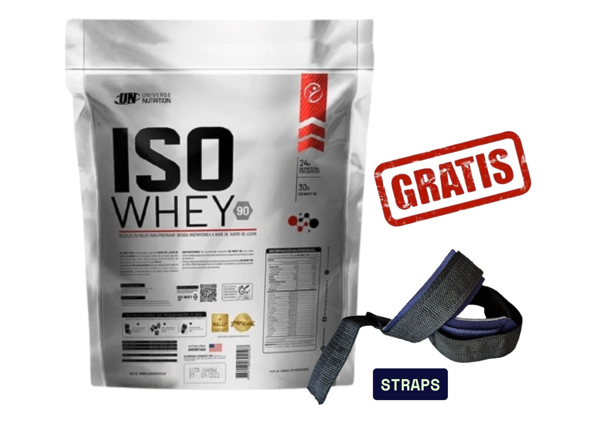 ISO WHEY 90 5KG+STRAPS