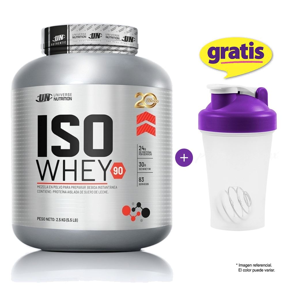 Proteína Universe Nutrition Iso Whey 90 2.5 Kg Cookies and Cream