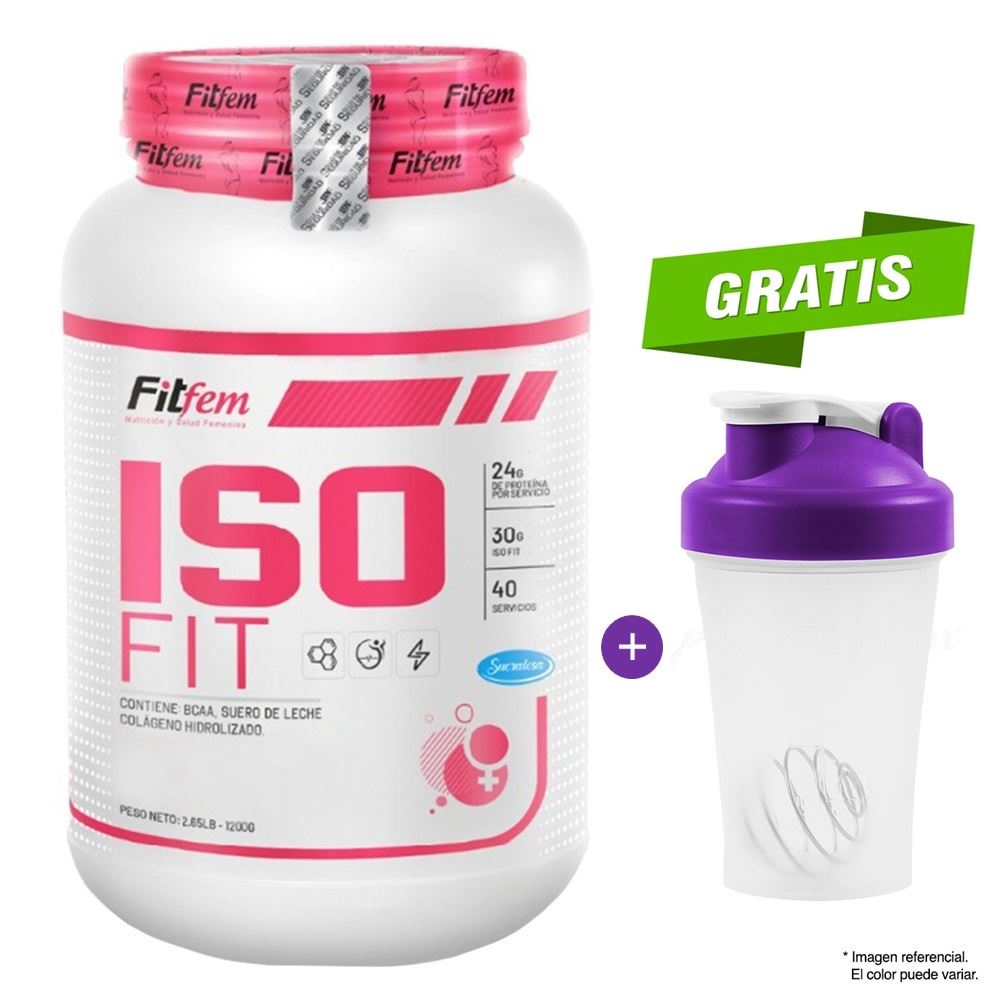 Proteína Iso Fit 1.1 KG - Vainilla Fitfem