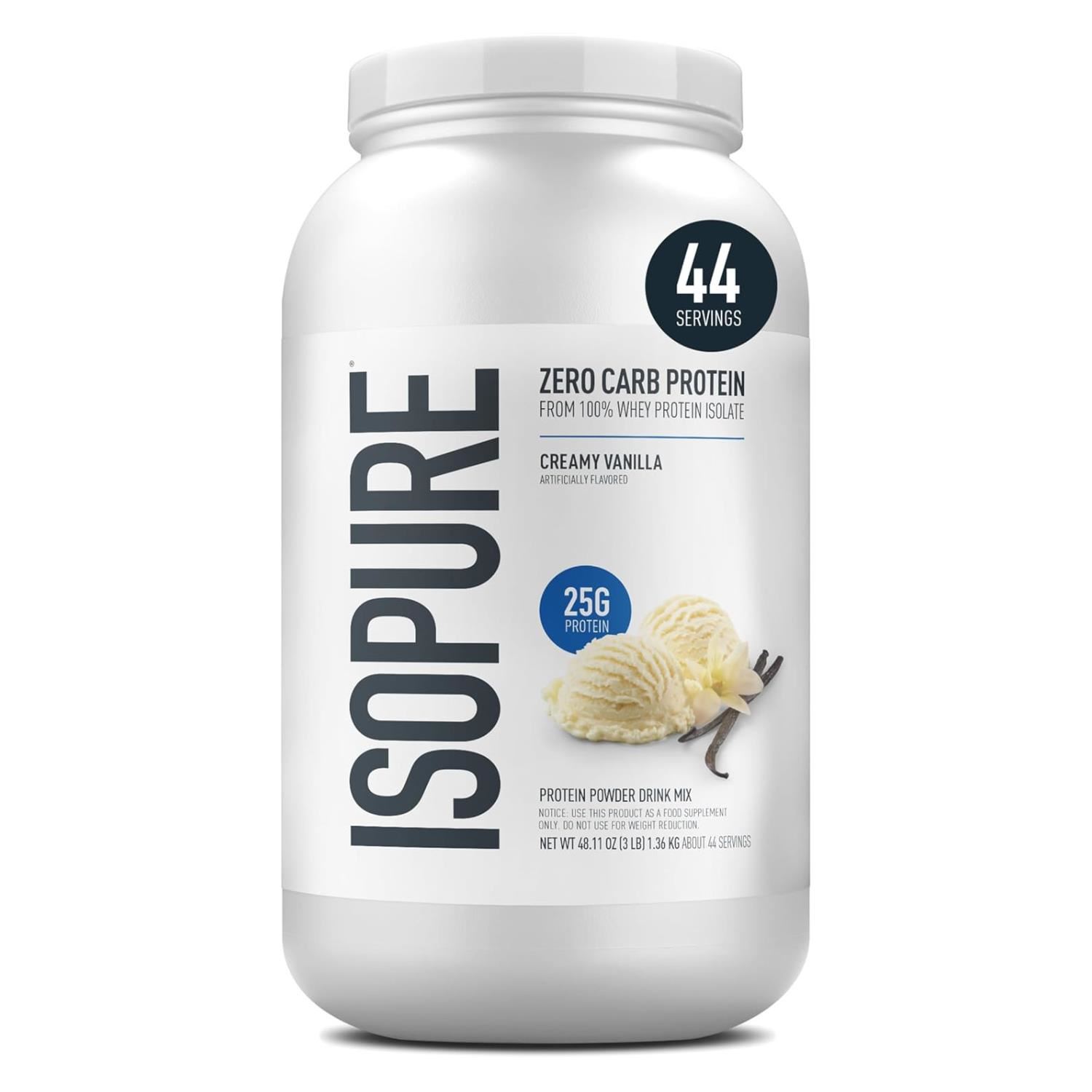 Isopure Zero Carb 3 libras Sabor Creamy Vanilla