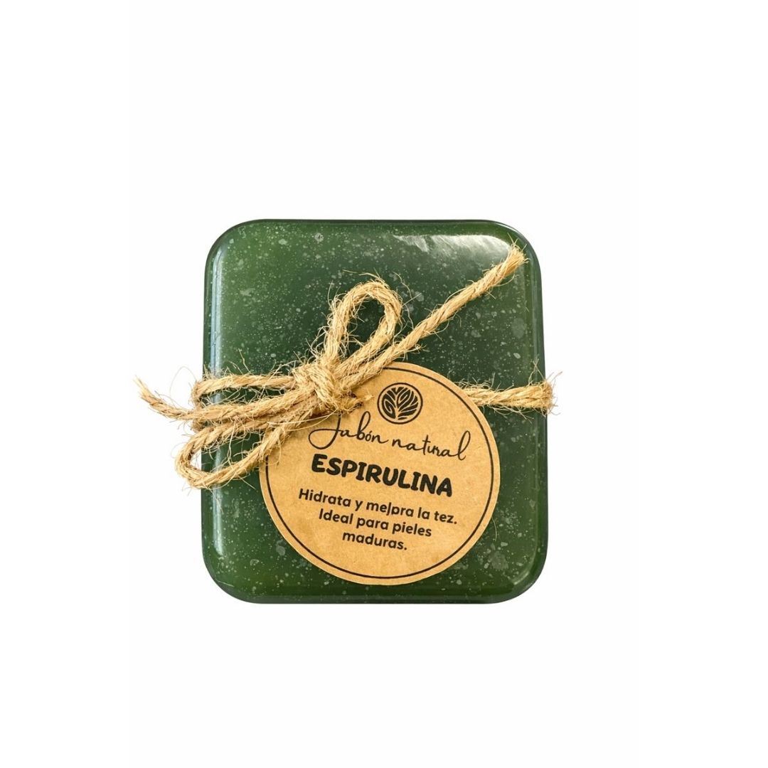 Jabón mayores con Espirulina 80g /Hidratación /Nutrición /Acción Antioxidante