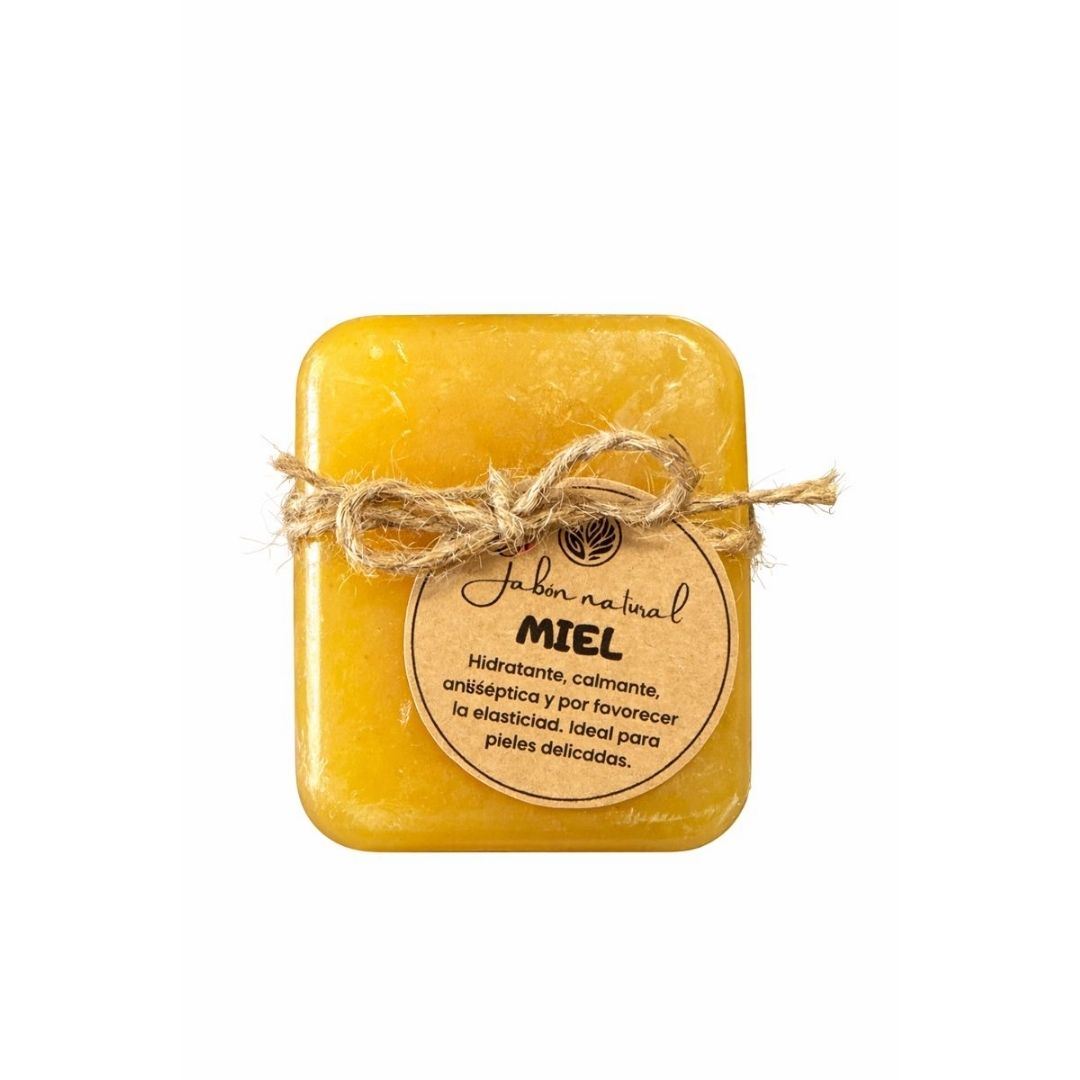 Jabón calmante con Miel de Abeja andina 80g /Hidratación/Regenerado/Piel Sensible