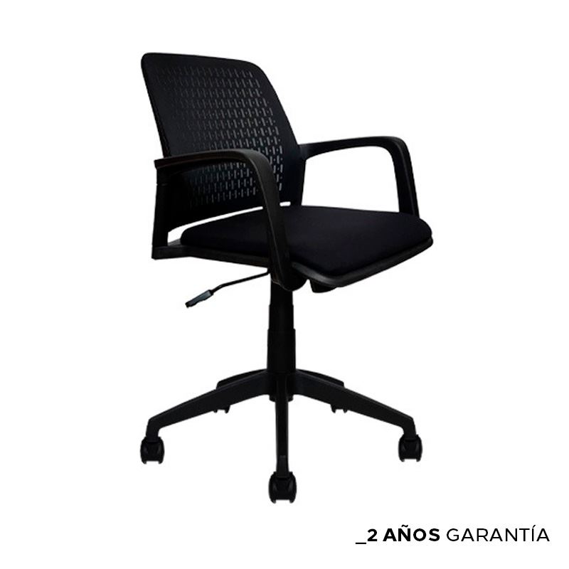 SILLA DE OFICINA JACA NEGRO GIRATORIA