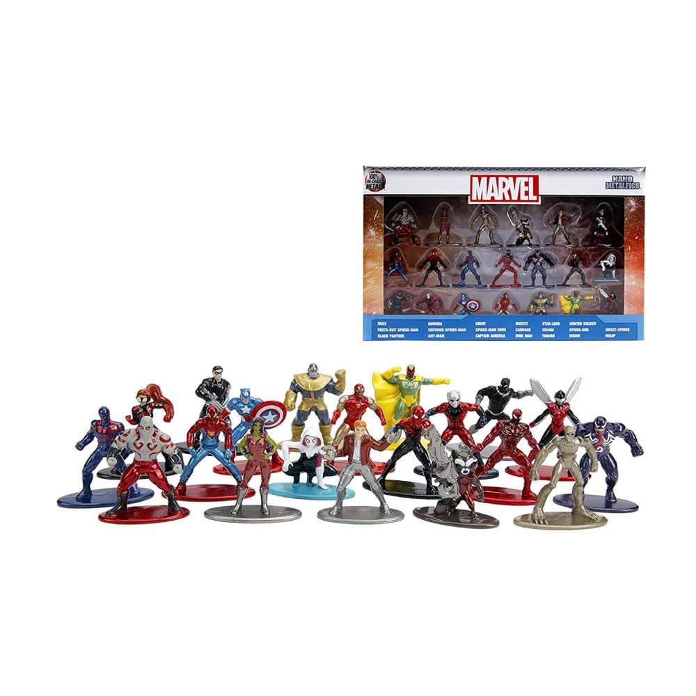 Jada Toys Marvel Die Cast Metal Set 20 Figuras Wave 3