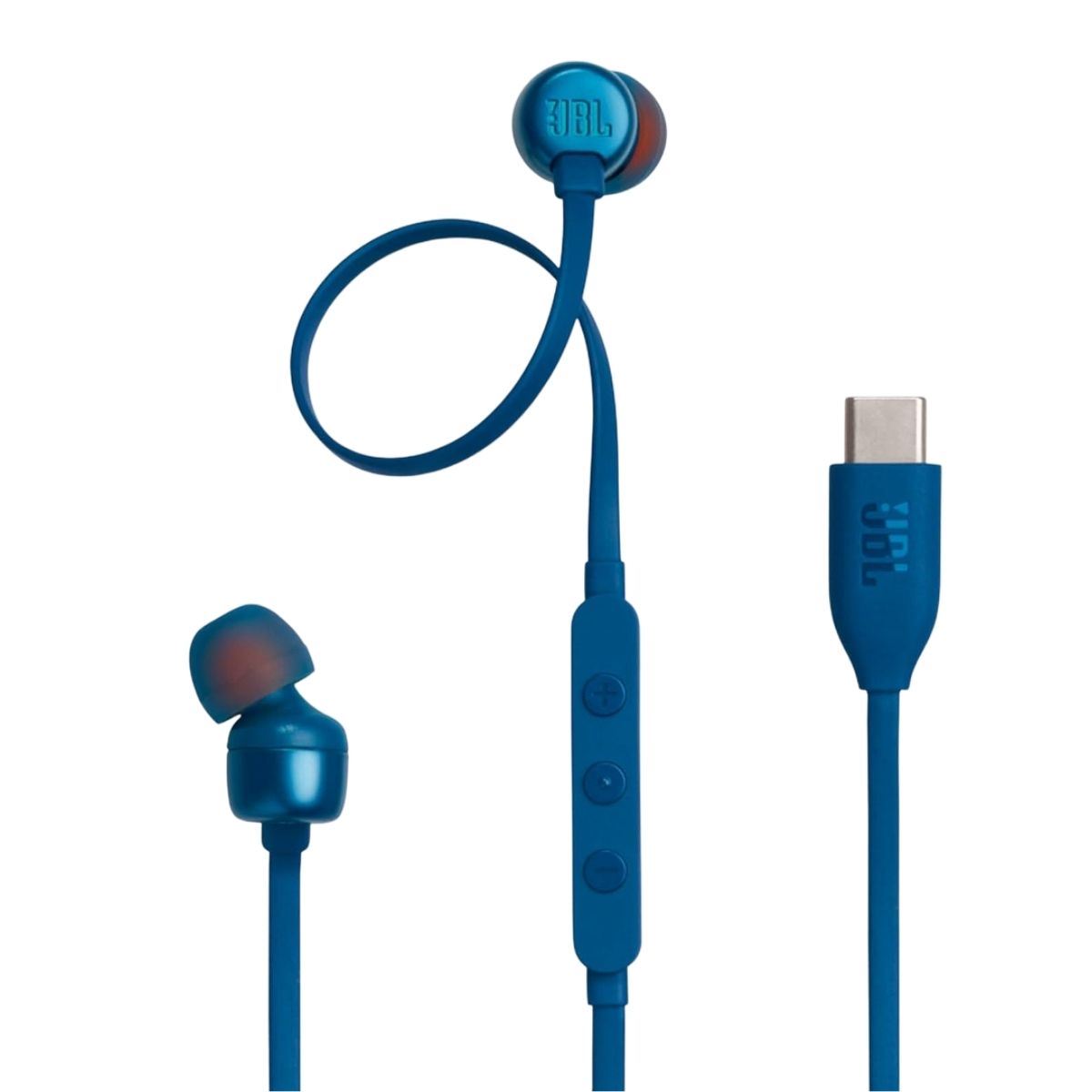 JBL - Audífono Tune 310C USB-C con Micrófono - Azul