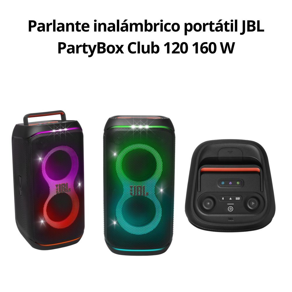 PARLANTE JBL PARTYBOX CLUB 120 BLUETOOTH 160W