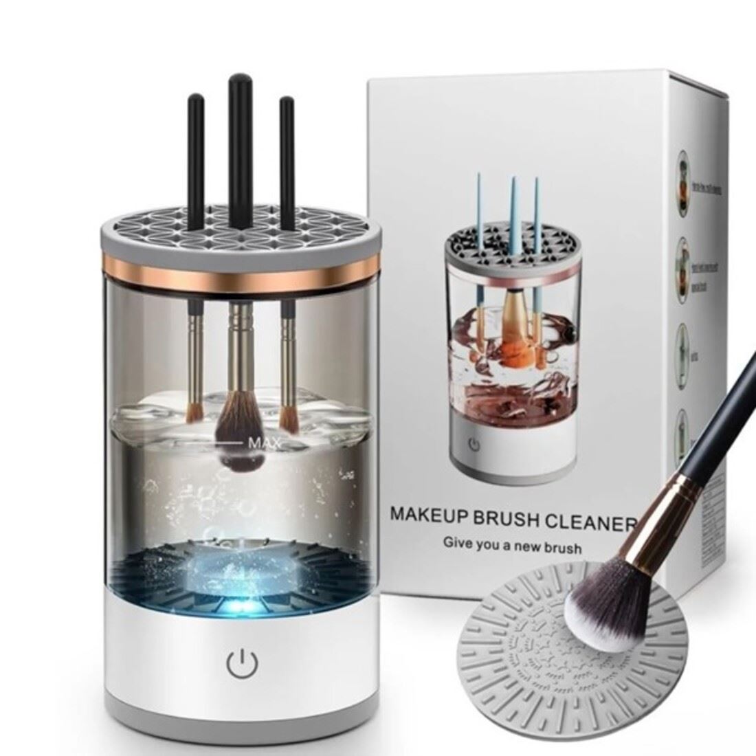 Limpiador Eléctrico de Brochas de Maquillaje Portátil USB