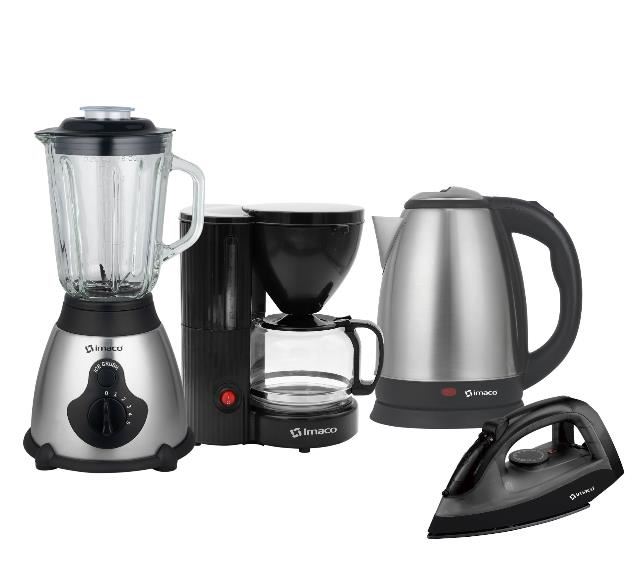 Cuatri-combo Licuadora + Hervidor + Cafetera + Plancha Imaco