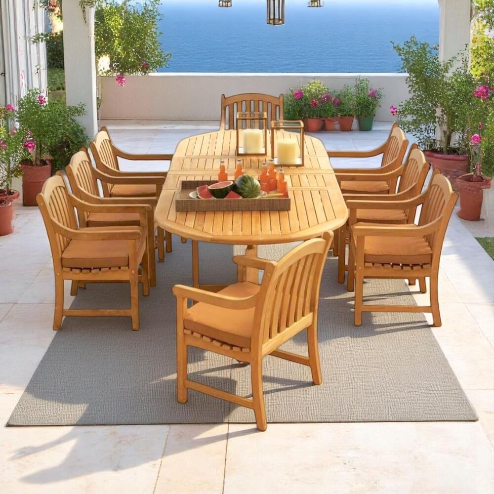 Comedor de Exterior de Madera Acacia 8 Personas Movenda