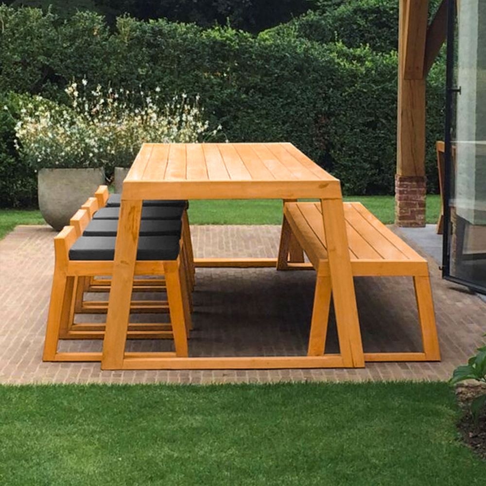 Comedor de Exterior de Madera Pereira 8 Personas Movenda