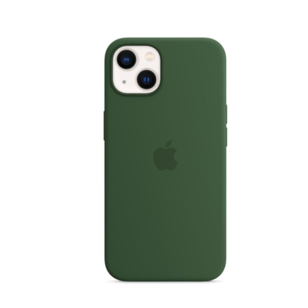 CARCASA / FUNDA DE SILICONA DE IPHONE 12 PRO VERDE OSCURO
