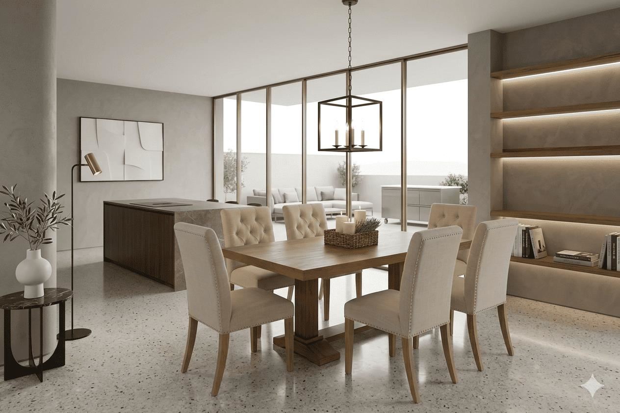 Juego de comedor Jhania 6 sillas