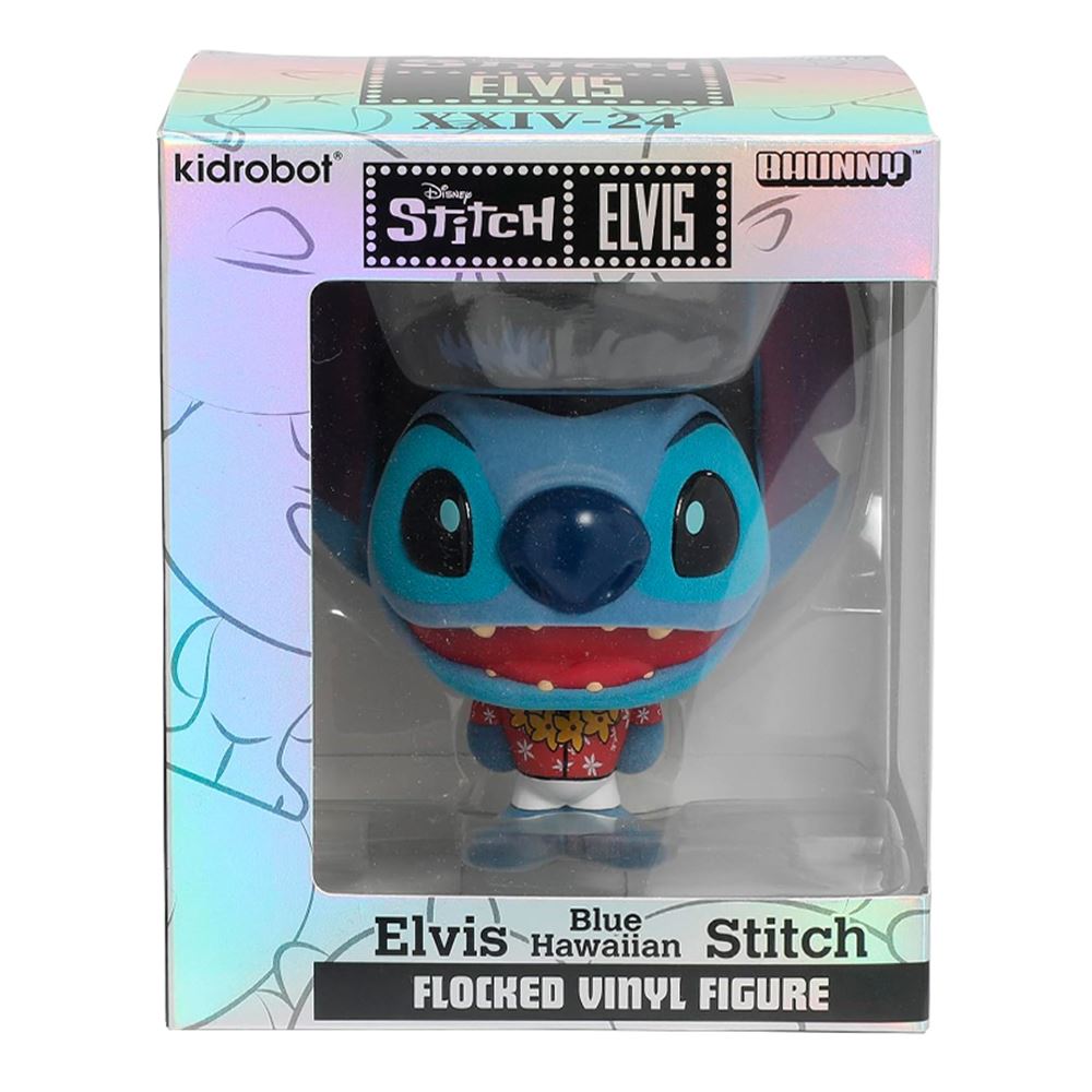 Figura coleccionable de Disney Stitch Elvis hawaiano
