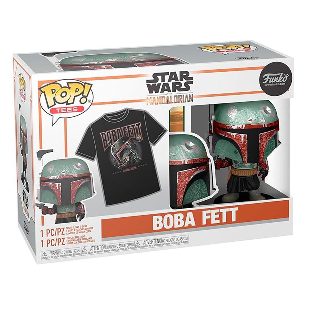 Funko POP & TEE Star Wars - Boba Fett- Talla L