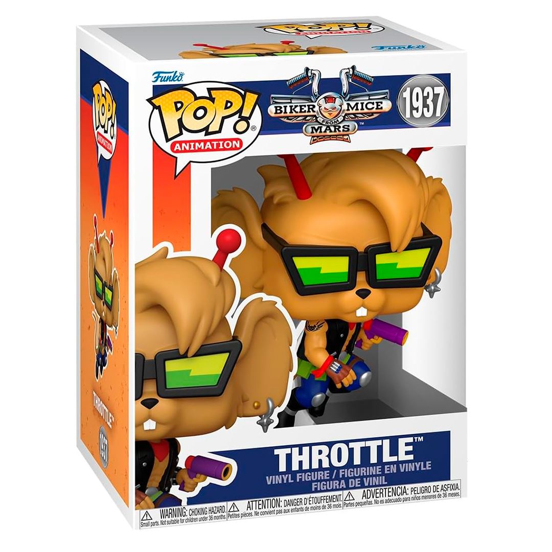 Motorratones De Marte Funko Pop Throttle #1937 Biker Mice