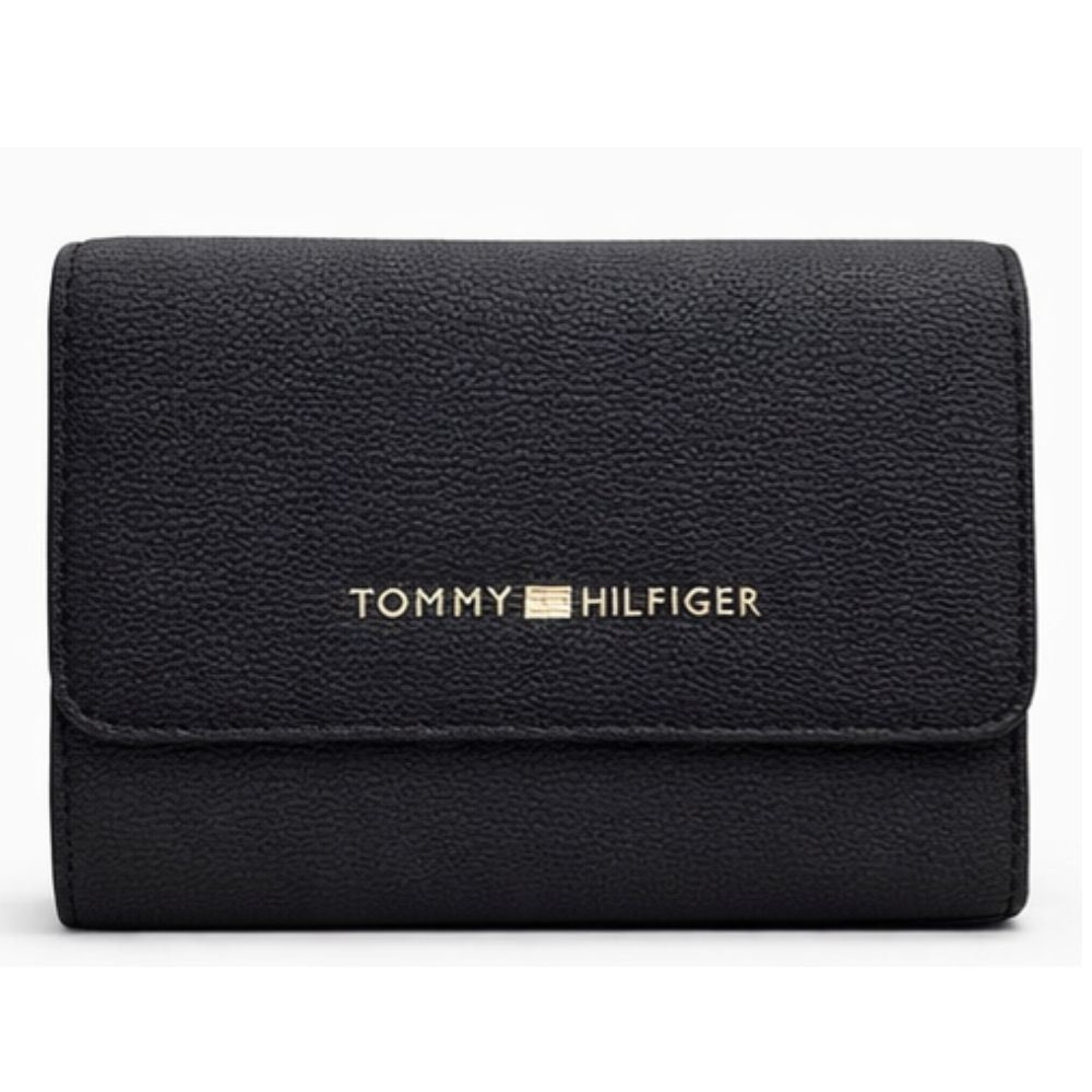 BILLETERA TOMMY HILFIGER TARJETERO MUJER AZUL