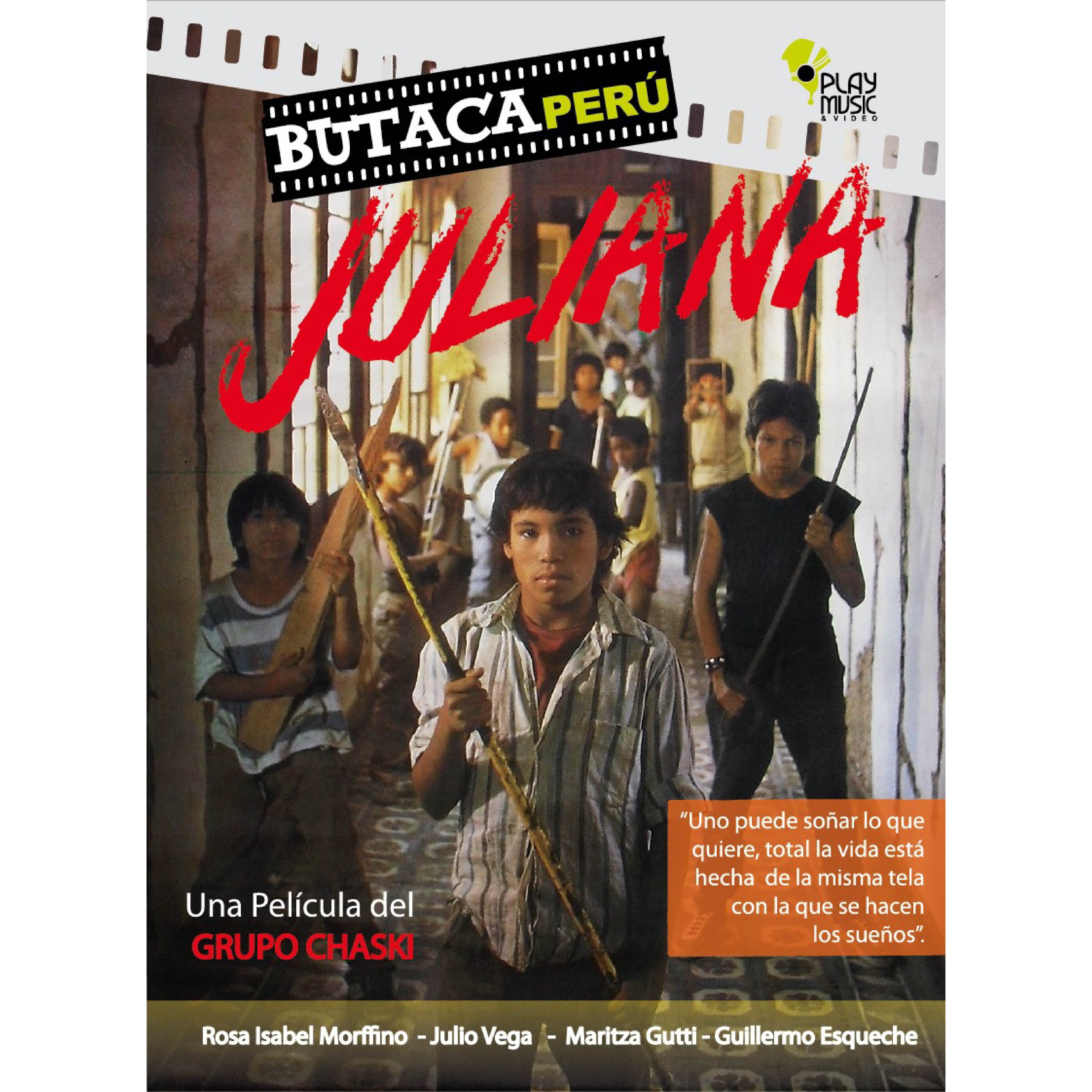 DVD JULIANA PELICULA PERUANA BUTACA PERÚ