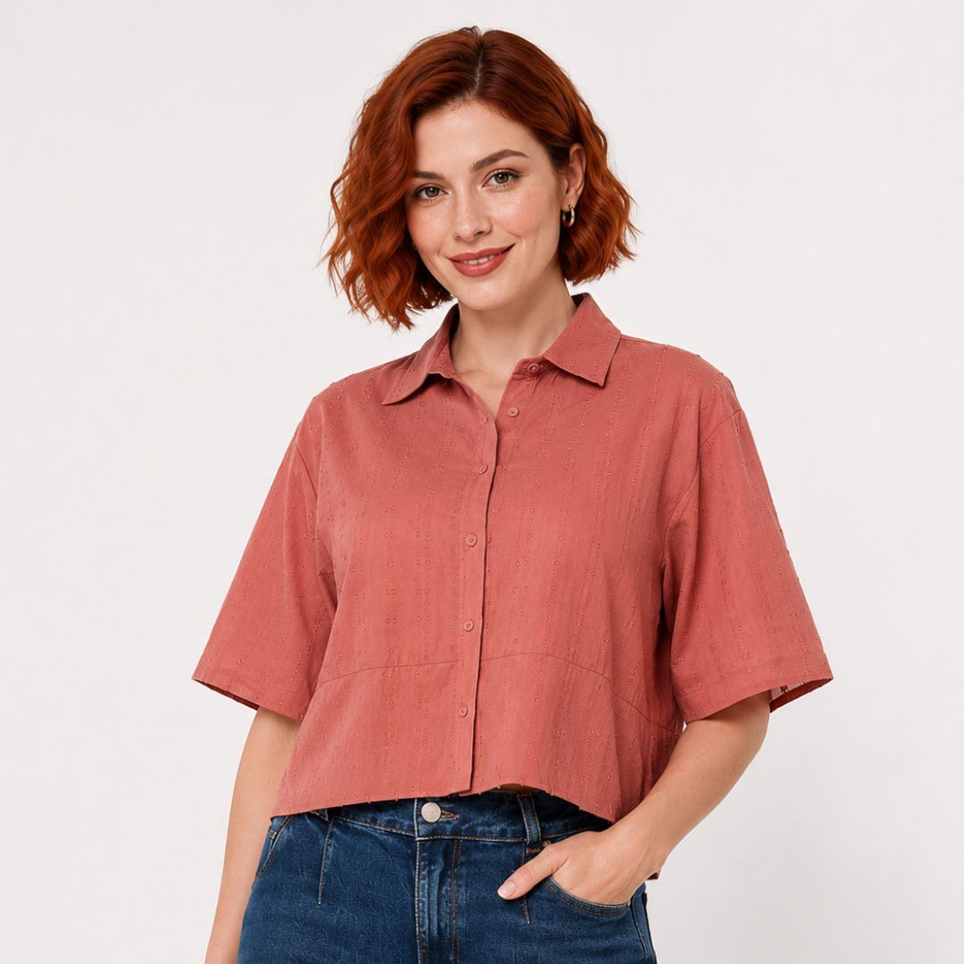 Blusa Moderna para Mujer con Manga 3/4 y Diseño Cómodo y Elegante