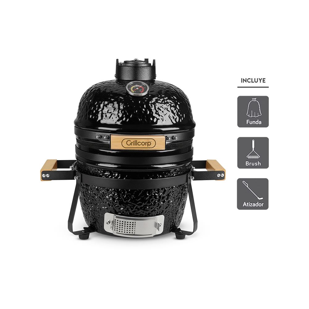 Kamado Clásico 13" Negro | Grillcorp