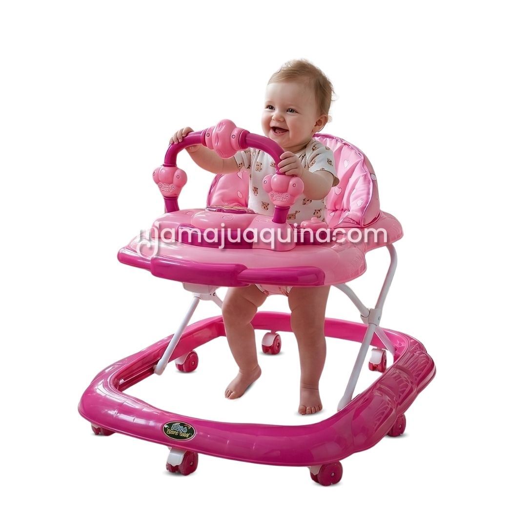 Andador con Tablero Didáctico «KAMI» Edición Limitada Pink