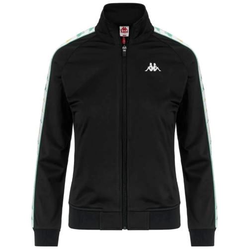 Casaca Kappa 222 Banda Wannistoni Slim Black Mujer
