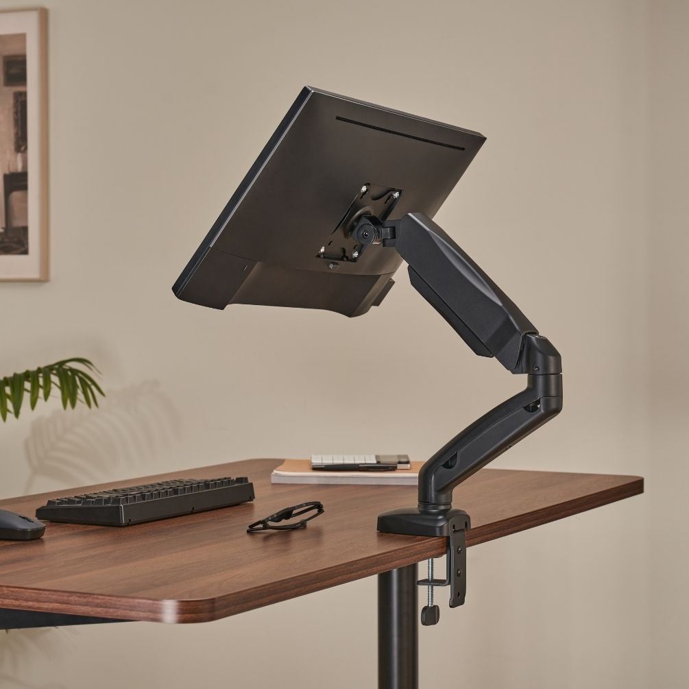 RACK SOPORTE DE ESCRITORIO CON AJUSTE MECÁNICO PARA MONITOR DE 17 A 32 PULGADAS- KE-C012