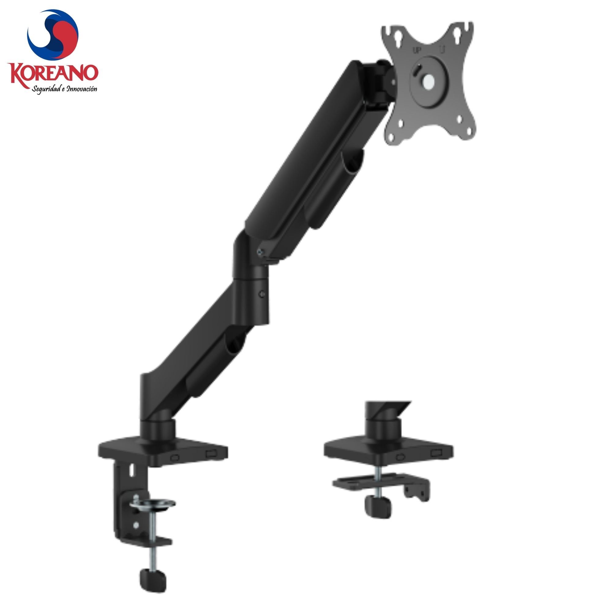RACK SOPORTE DE ESCRITORIO ERGONÓMICO CON AJUSTE MECÁNICO PARA MONITOR 17 A 32 PULGADAS – KE97-12E