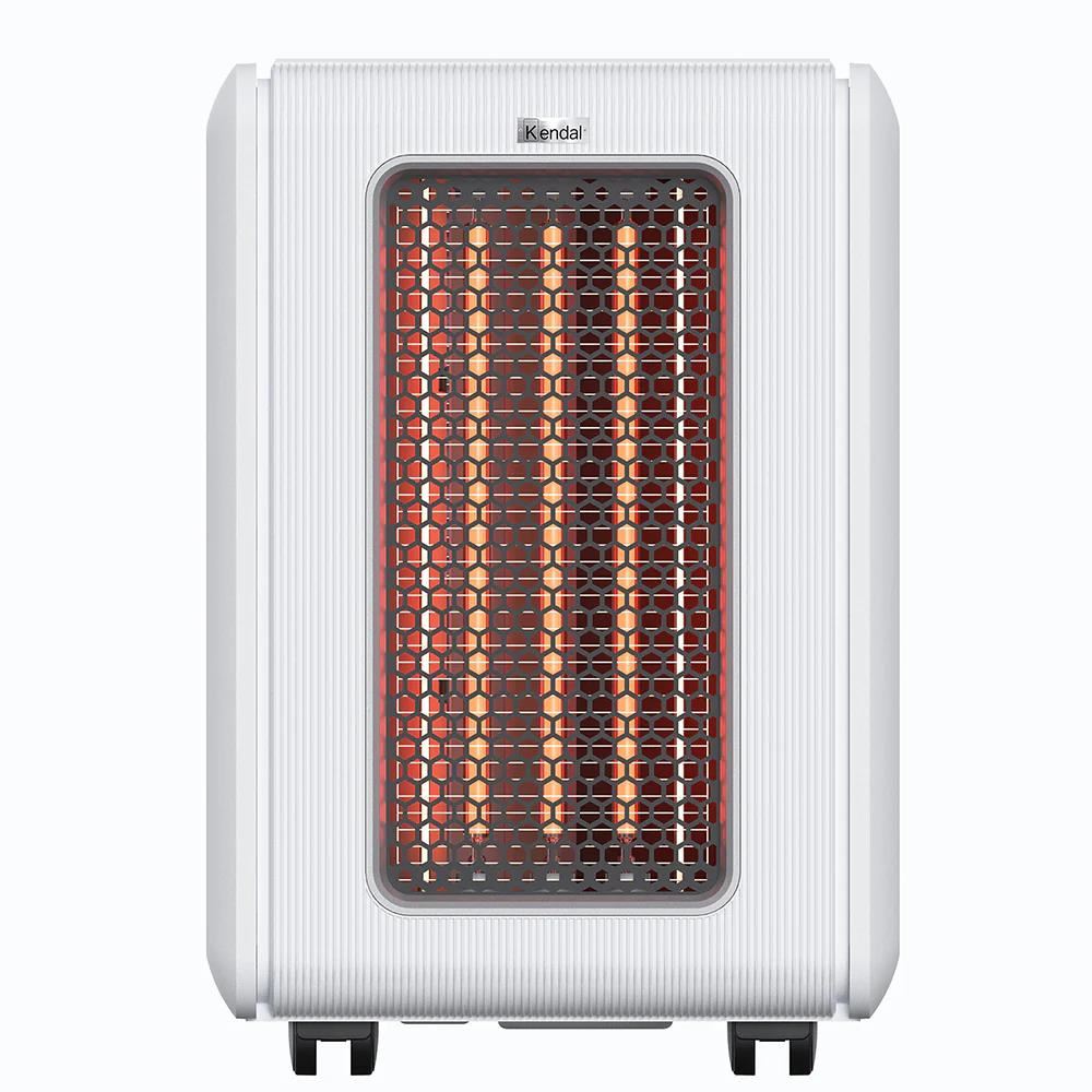Estufa Infrarroja Kendal KEI-GOLDEN, 2000W, WIFI, 5 Modos de Calor, BLANCA– Para Ambientes hasta 65 m²