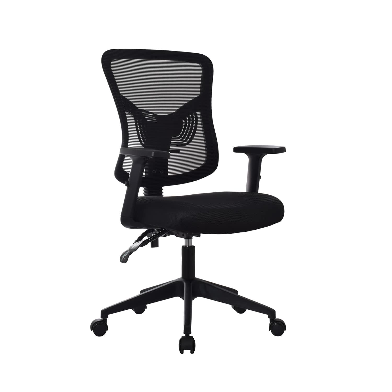 Silla de Oficina Ergonómica Fone Ultra Negro Gerente Nylon Ofideas