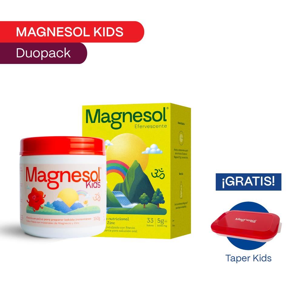 PACK MAGNESOL KIDS + MAGNESOL LIMÓN