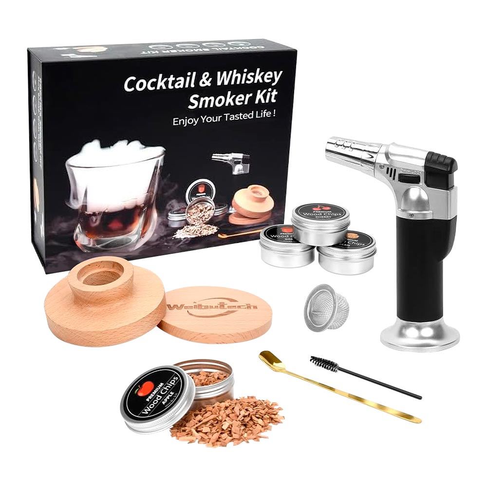 Kit Ahumador de Whisky Cocteles con Soplete