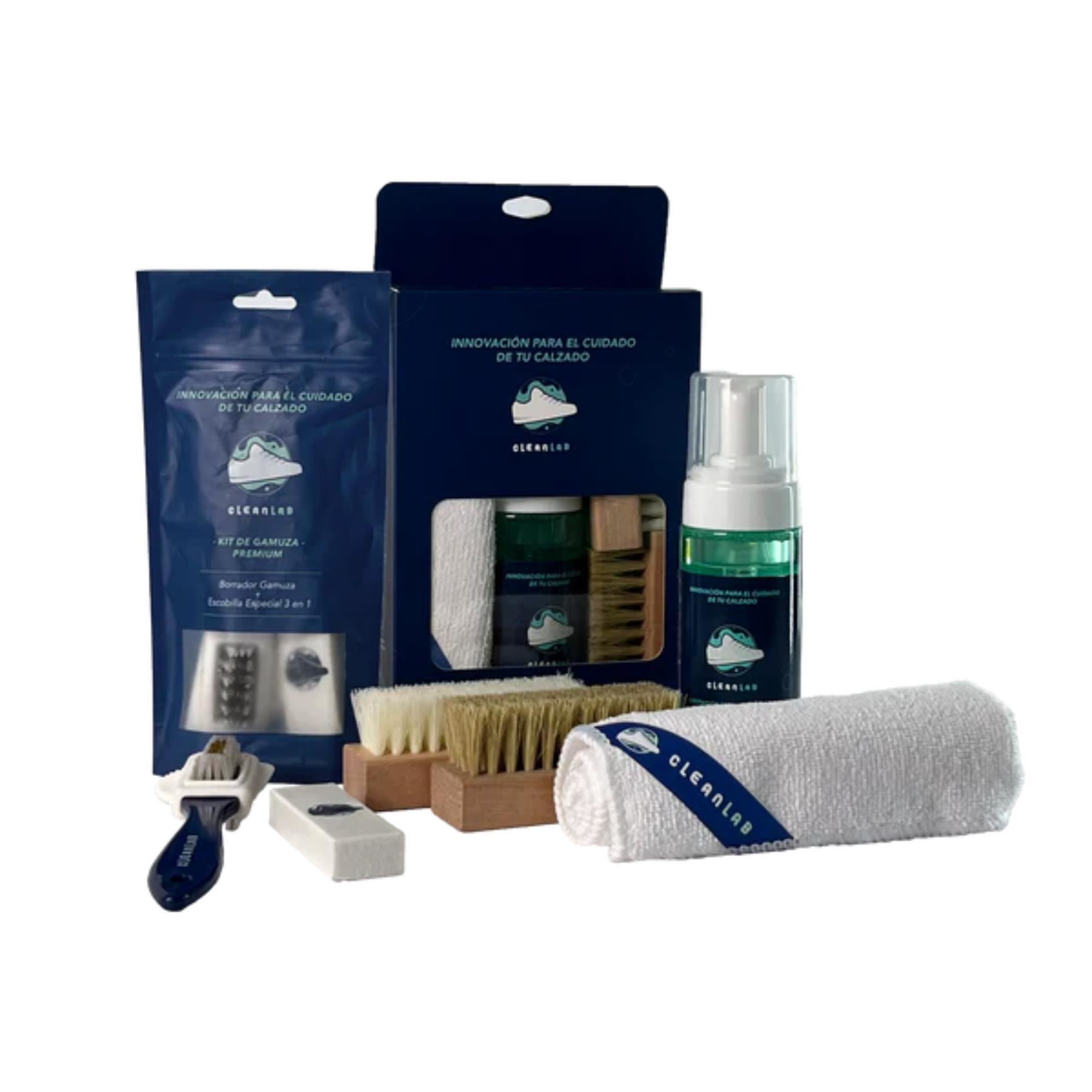 Kit de Gamuza + Foam Pack - Limpieza de Zapatillas