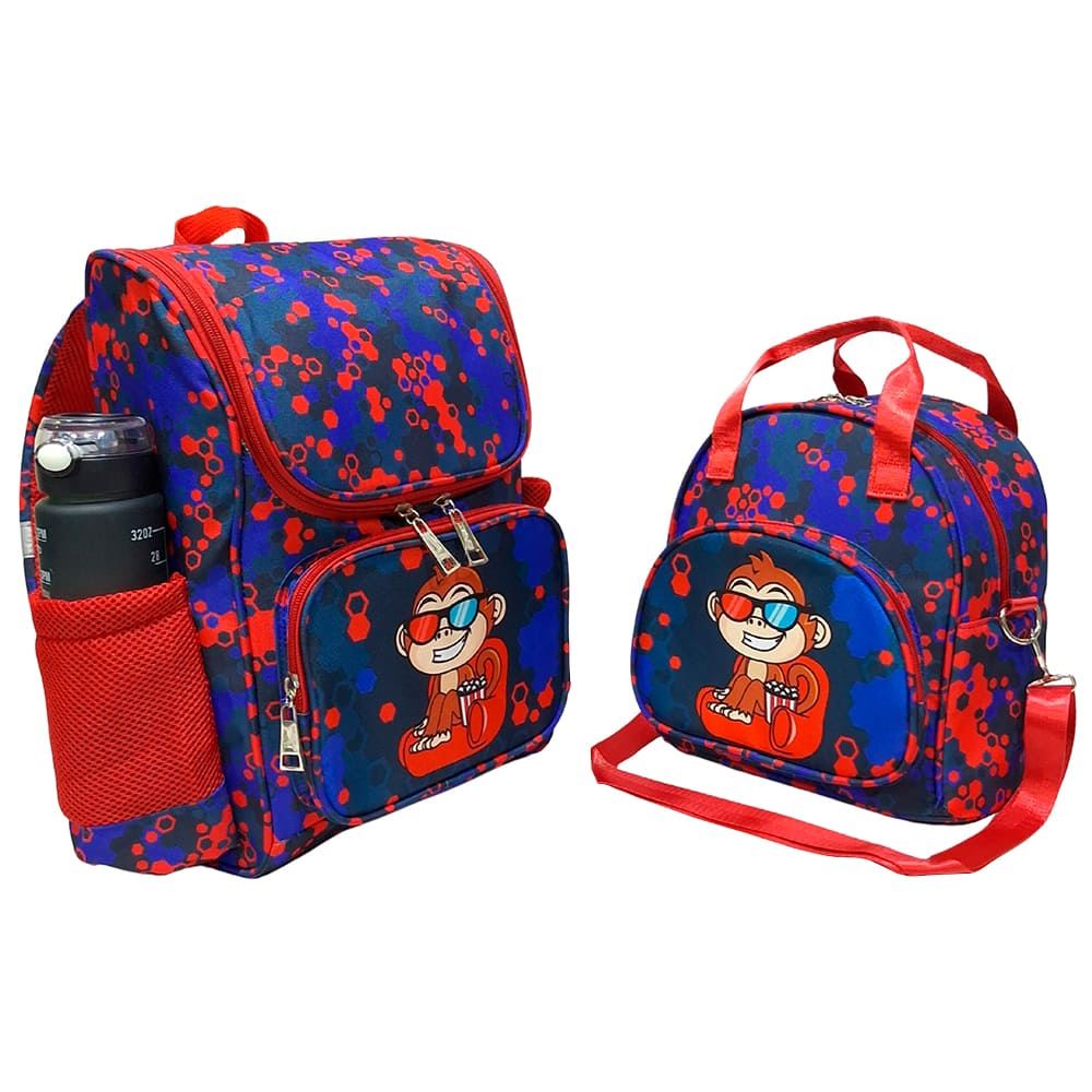 Kit Mochila Lonchera Larry Kids Kengar - Diseño Niño 1