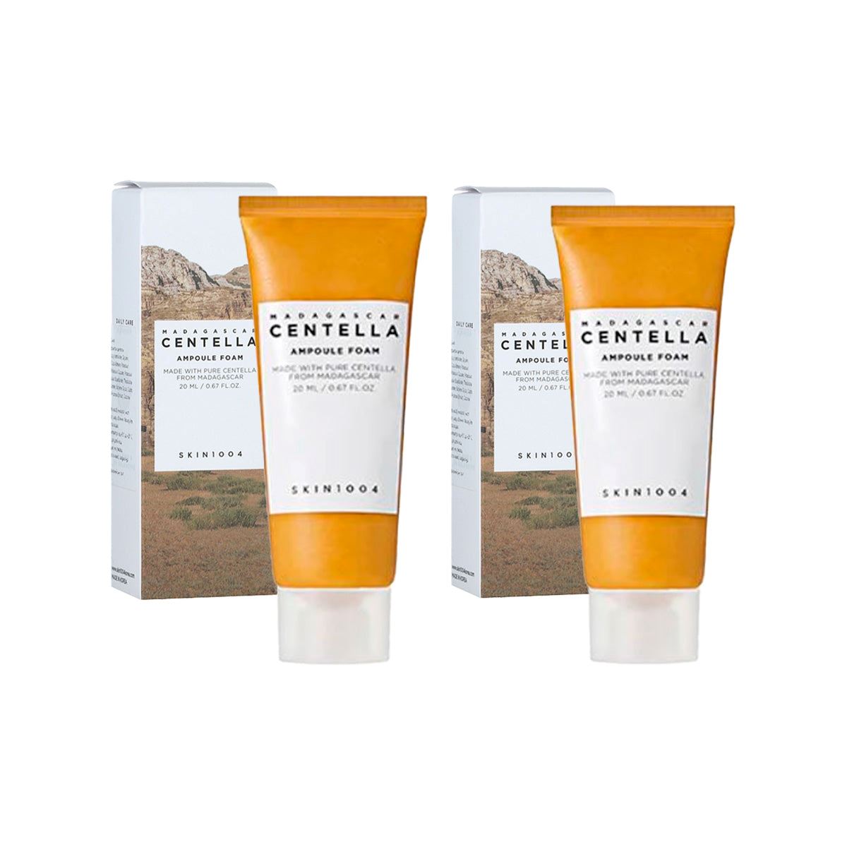 2X1 Limpiador de Centella Ampoule Foam SKIN1004 20 ml