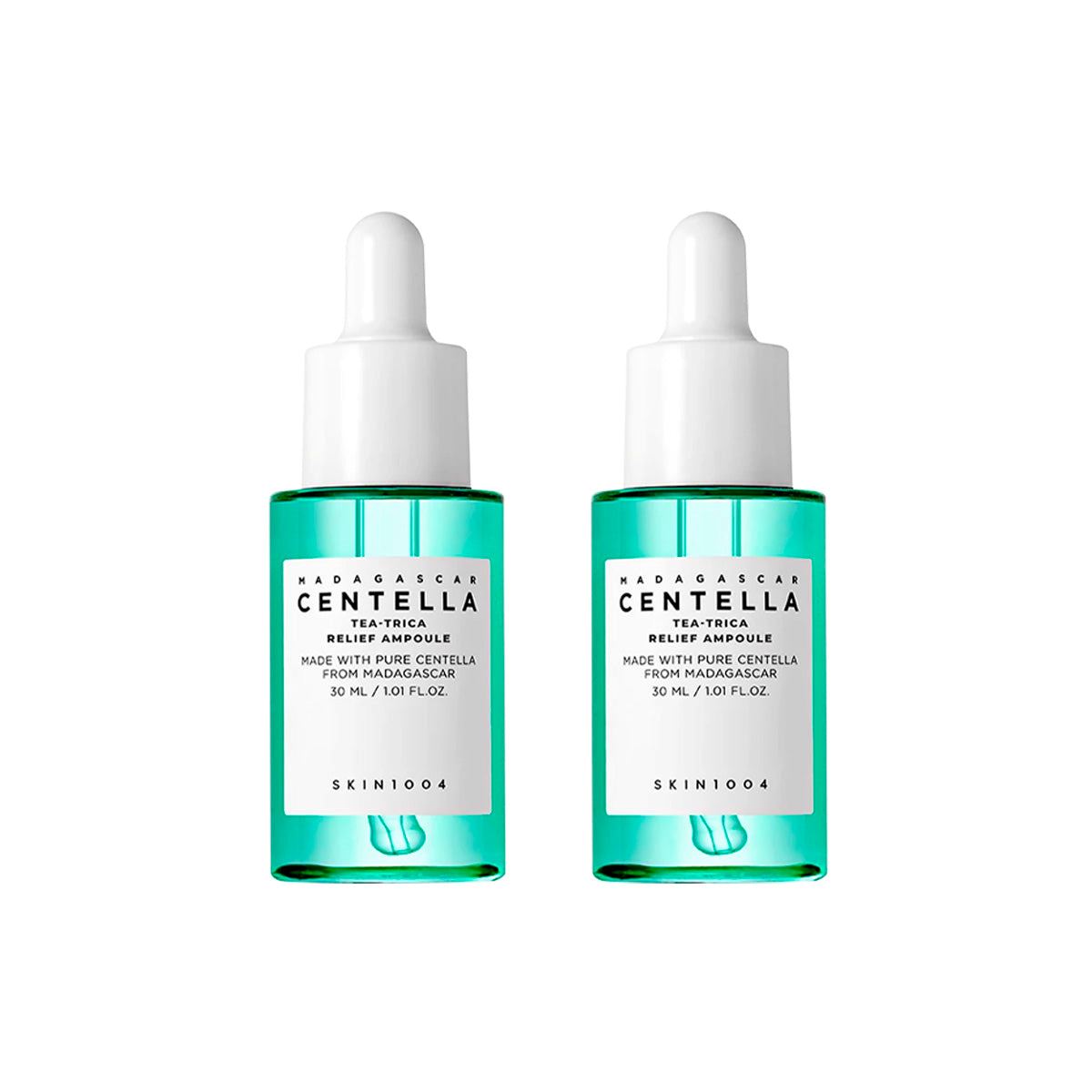 2X1 Madagascar Centella Tea Trica Relief Ampoule 30ml Skin1004