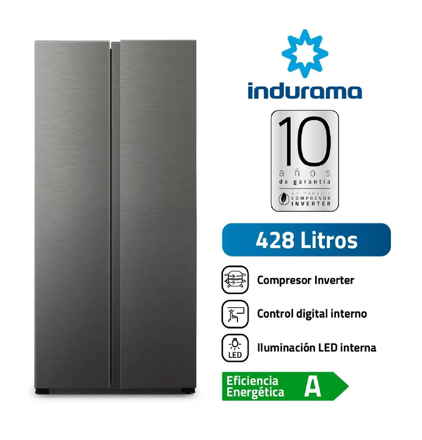 Refrigeradora Indurama RI-769 Side by Side 428L - Croma