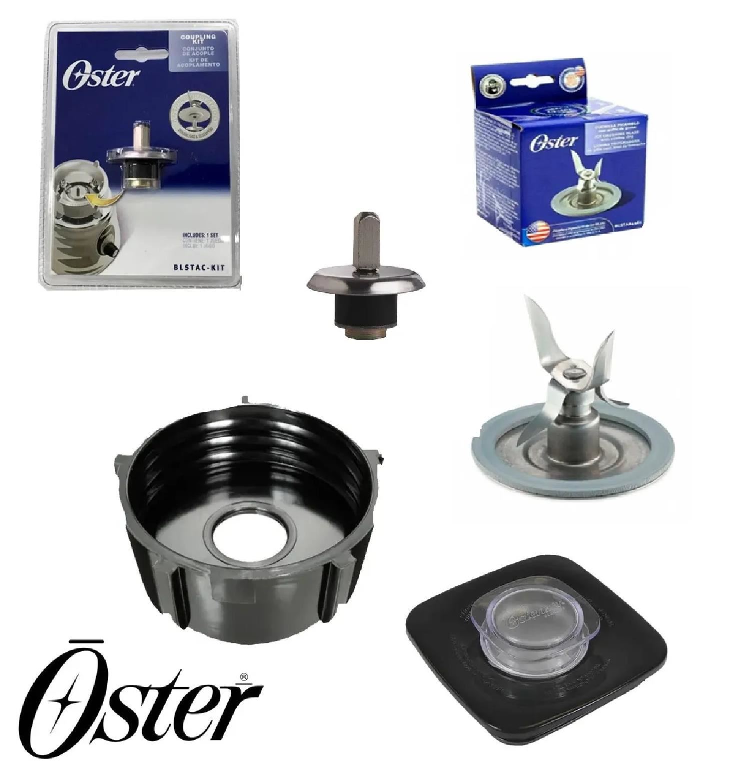 Kit de Accesorios para Licuadora Oster Cuchilla, Acople, Base y Tapa